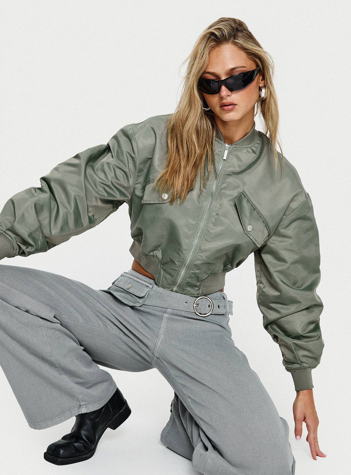 Thalya Bomber Jacket Green