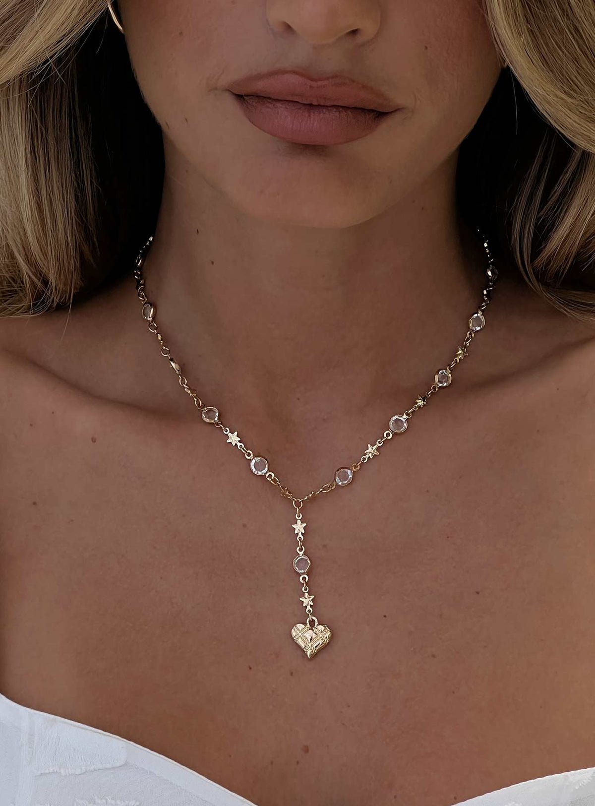 Daniele Y Necklace Gold