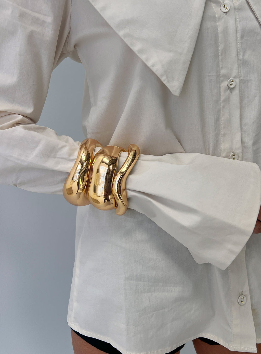 Hot Gossip Cuff Set Gold