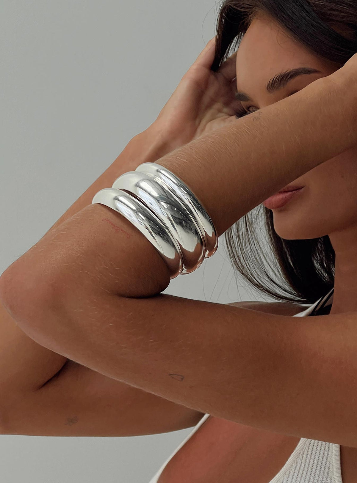 Farley Bangle Pack Silver