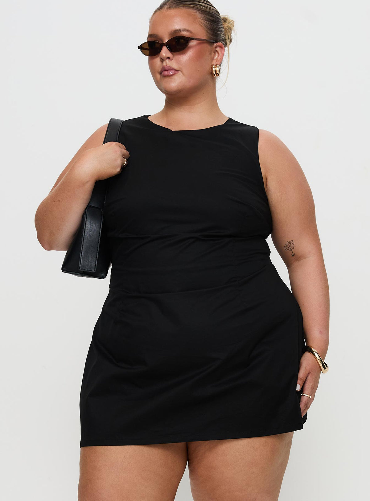 Yumiko Romper Black Curve