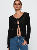 Swain Knit Cardigan Black