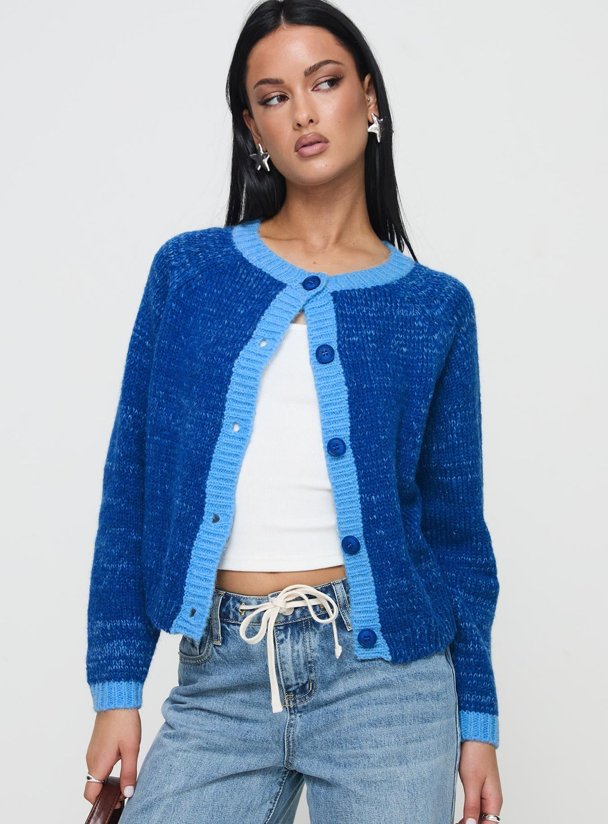 Oak Meadow Cardigan Blue