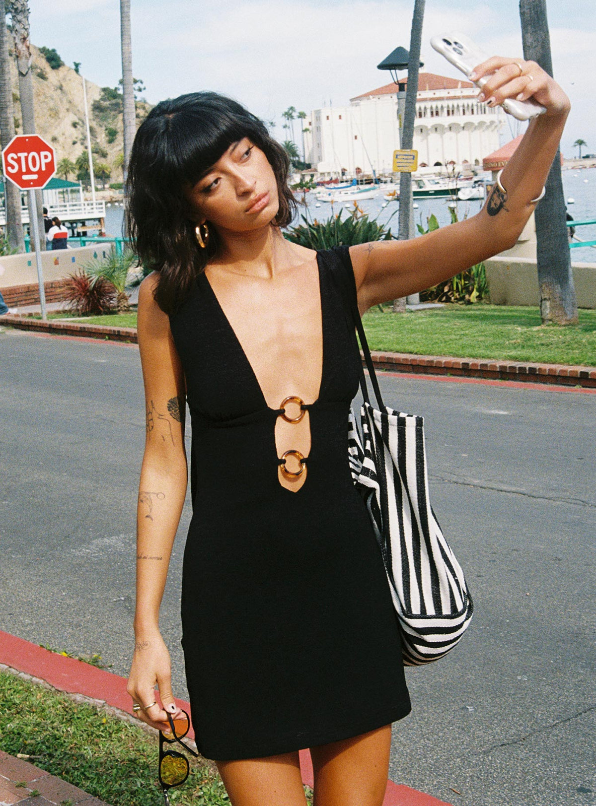 Steward Mini Dress Black