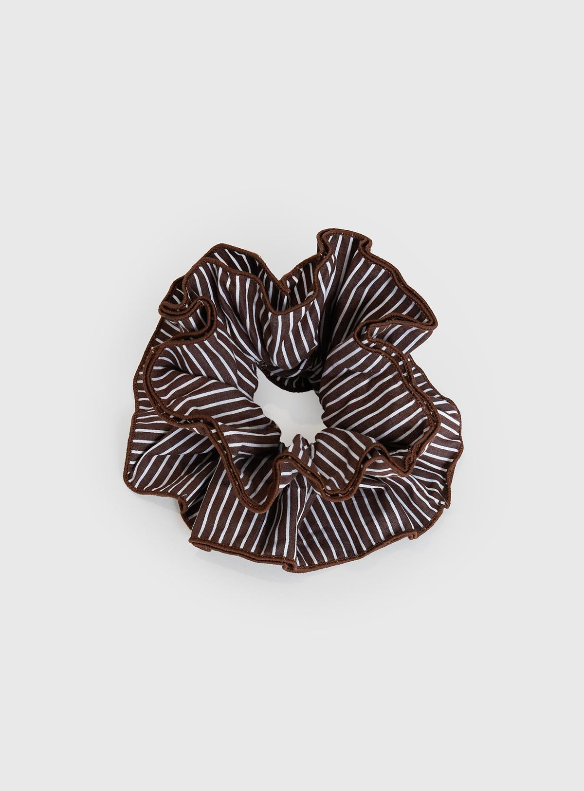 Way Back In Scrunchie Brown / White