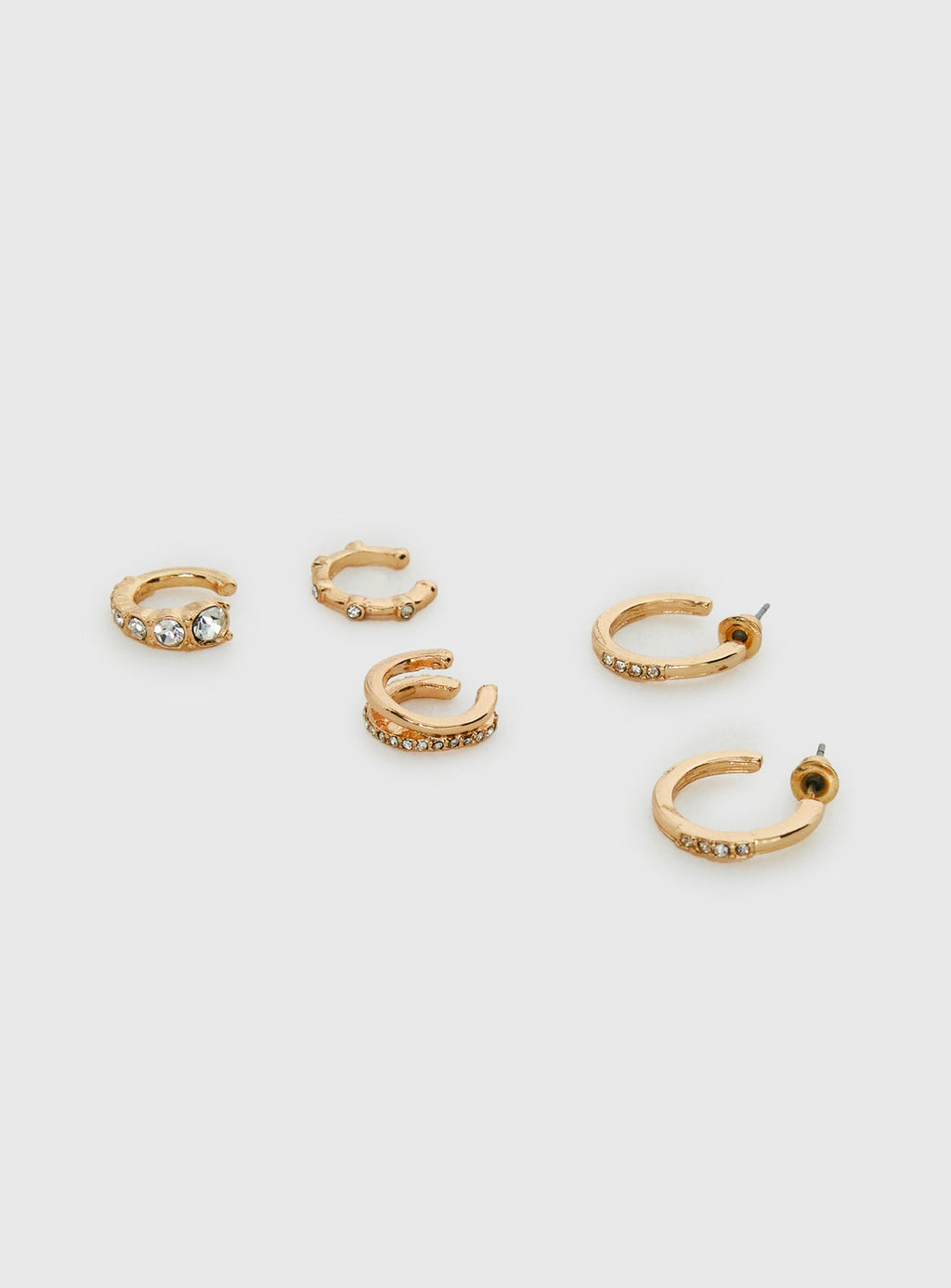 Mylla Cuff And Earring Pack Gold