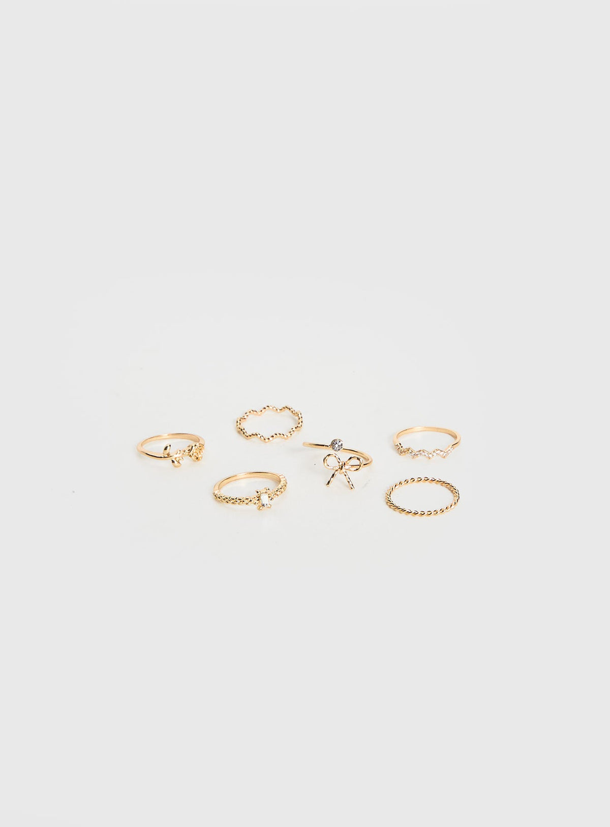 Symmetry Ring Pack Gold