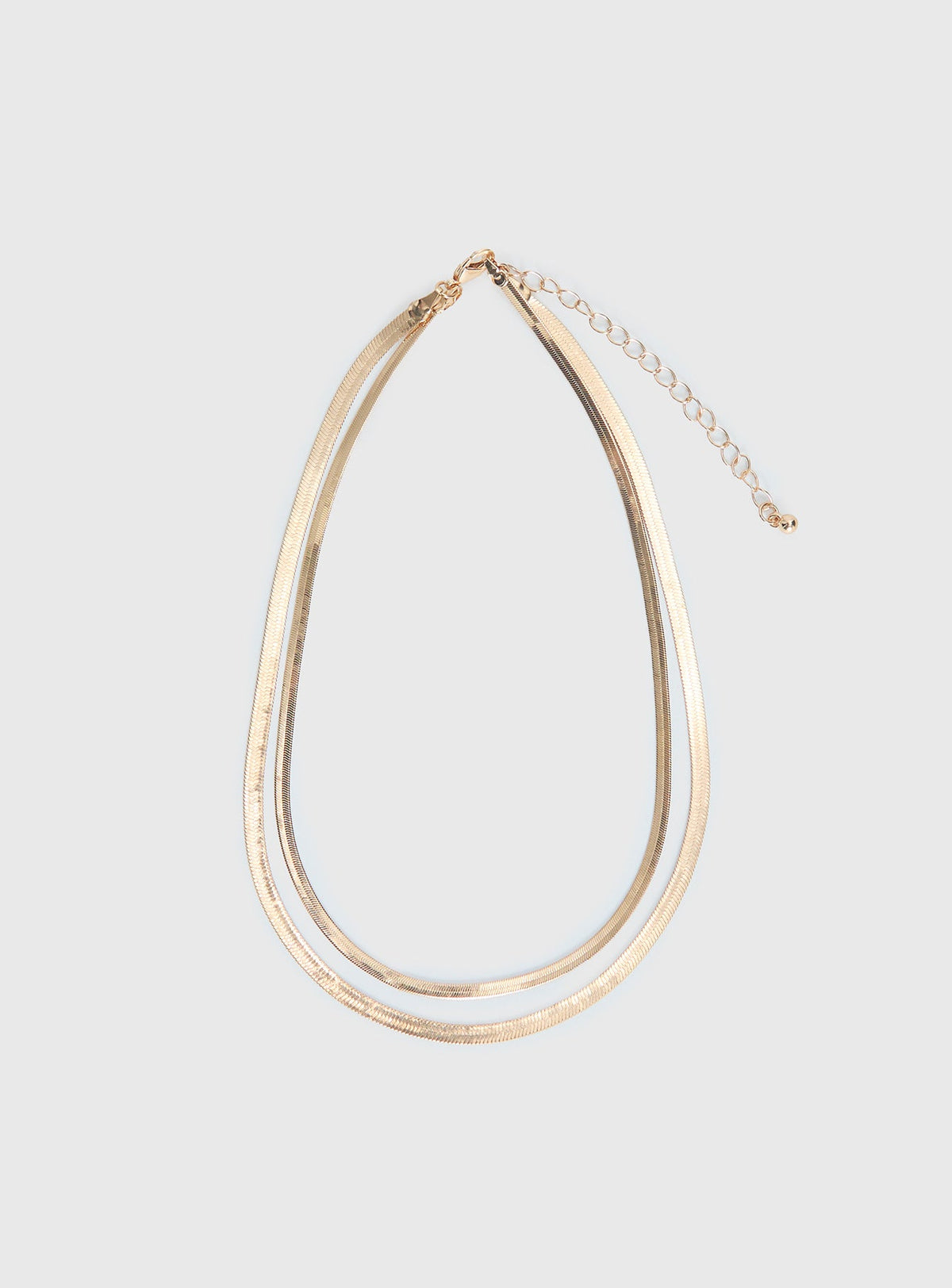 Follow Emotions Layered Necklace Gold
