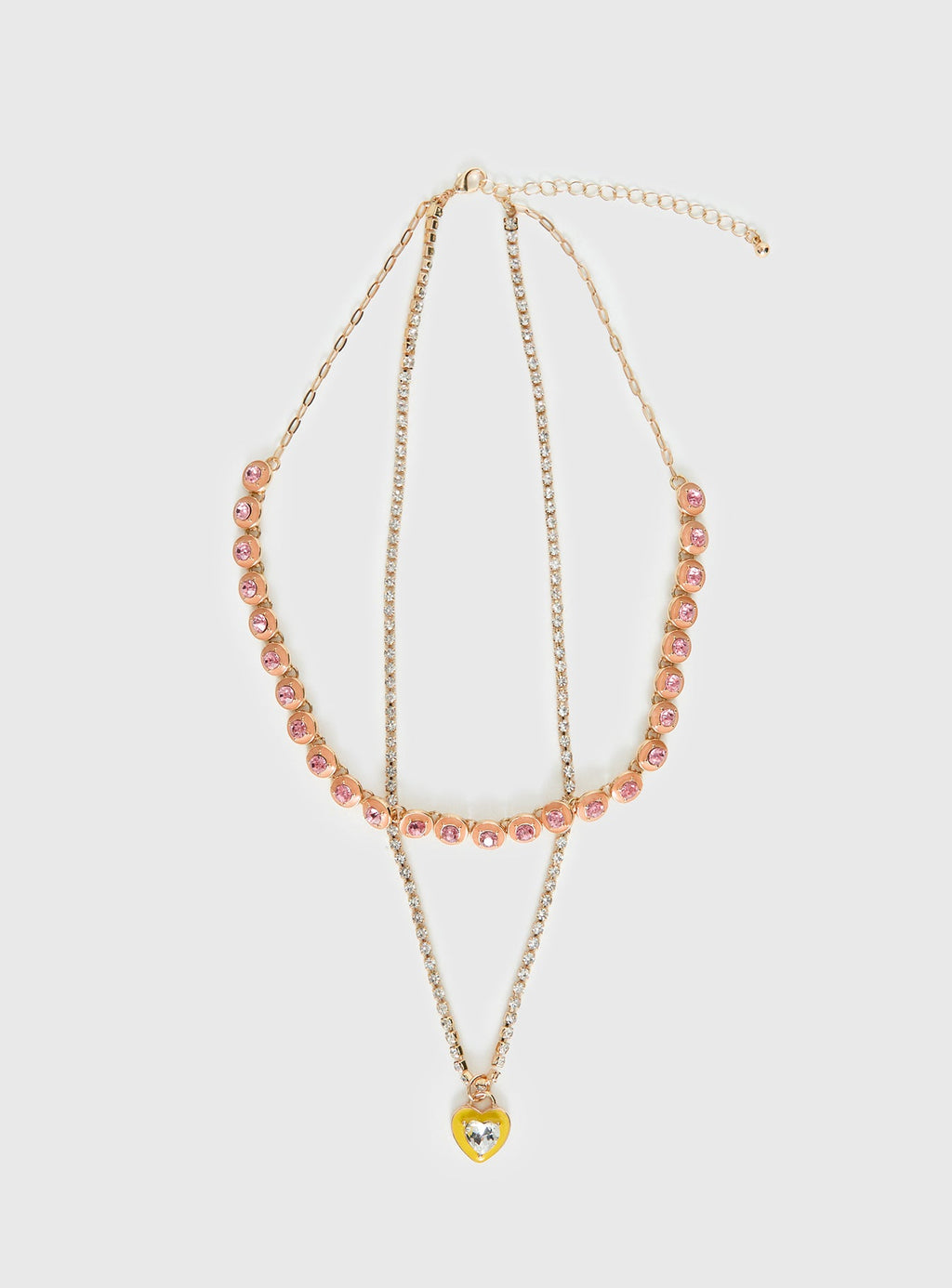 Cosetta Necklace Pack Gold / Pink