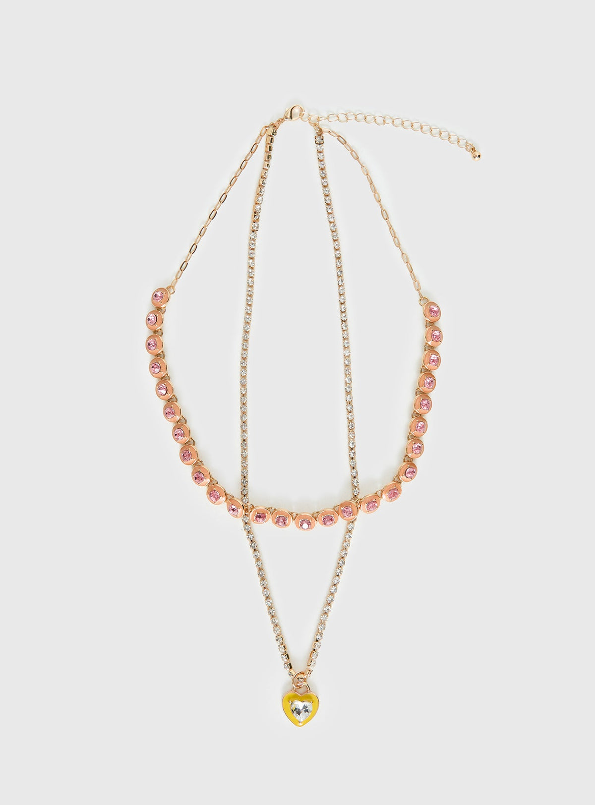 Cosetta Necklace Pack Gold / Pink