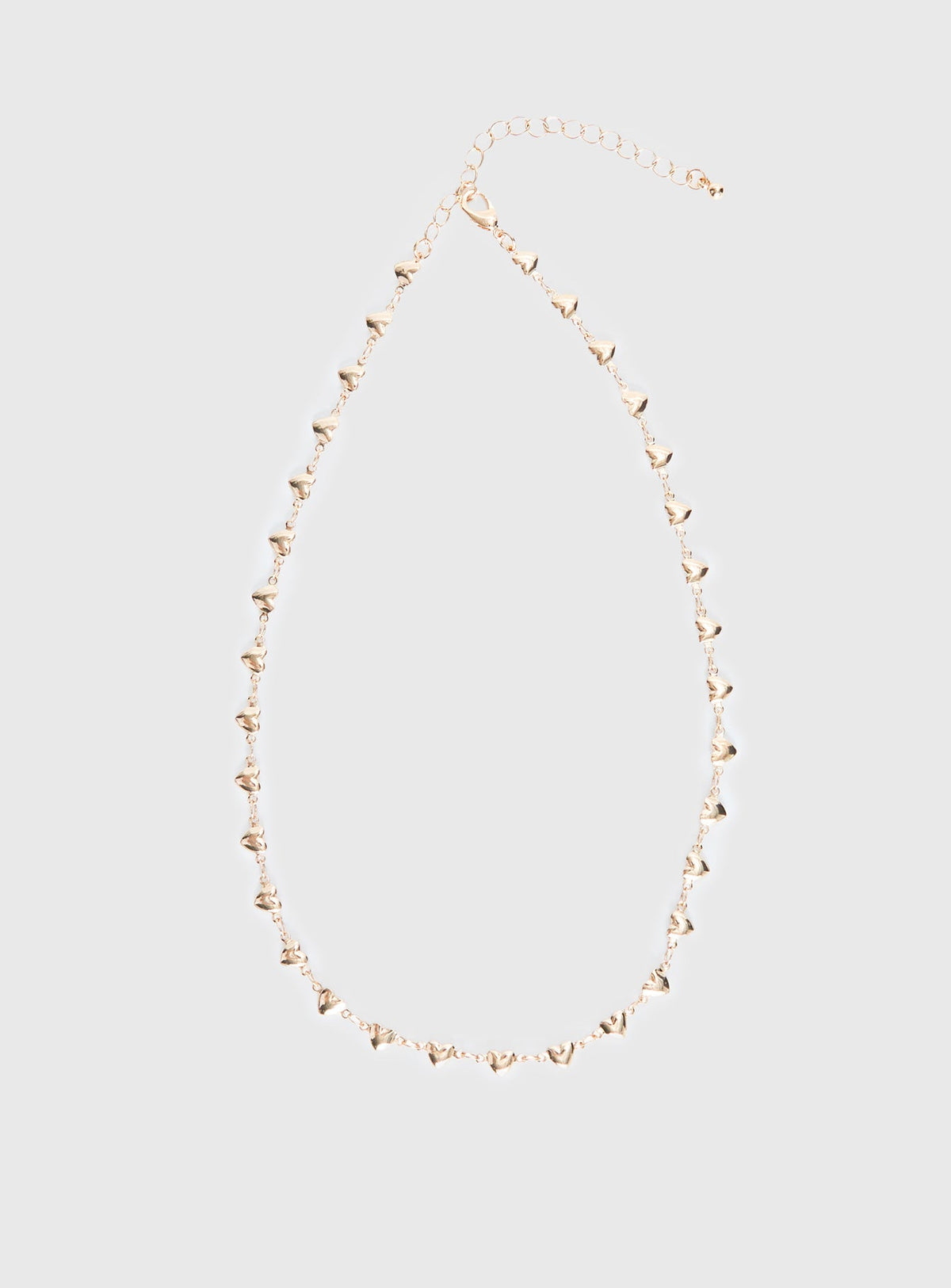 Kinsey Heart Necklace Gold