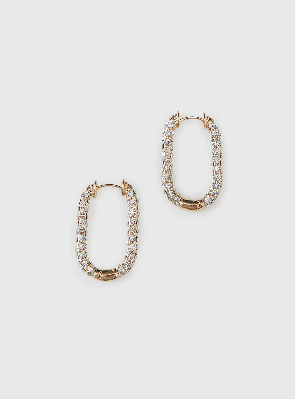 Merivale Diamante Earrings Gold