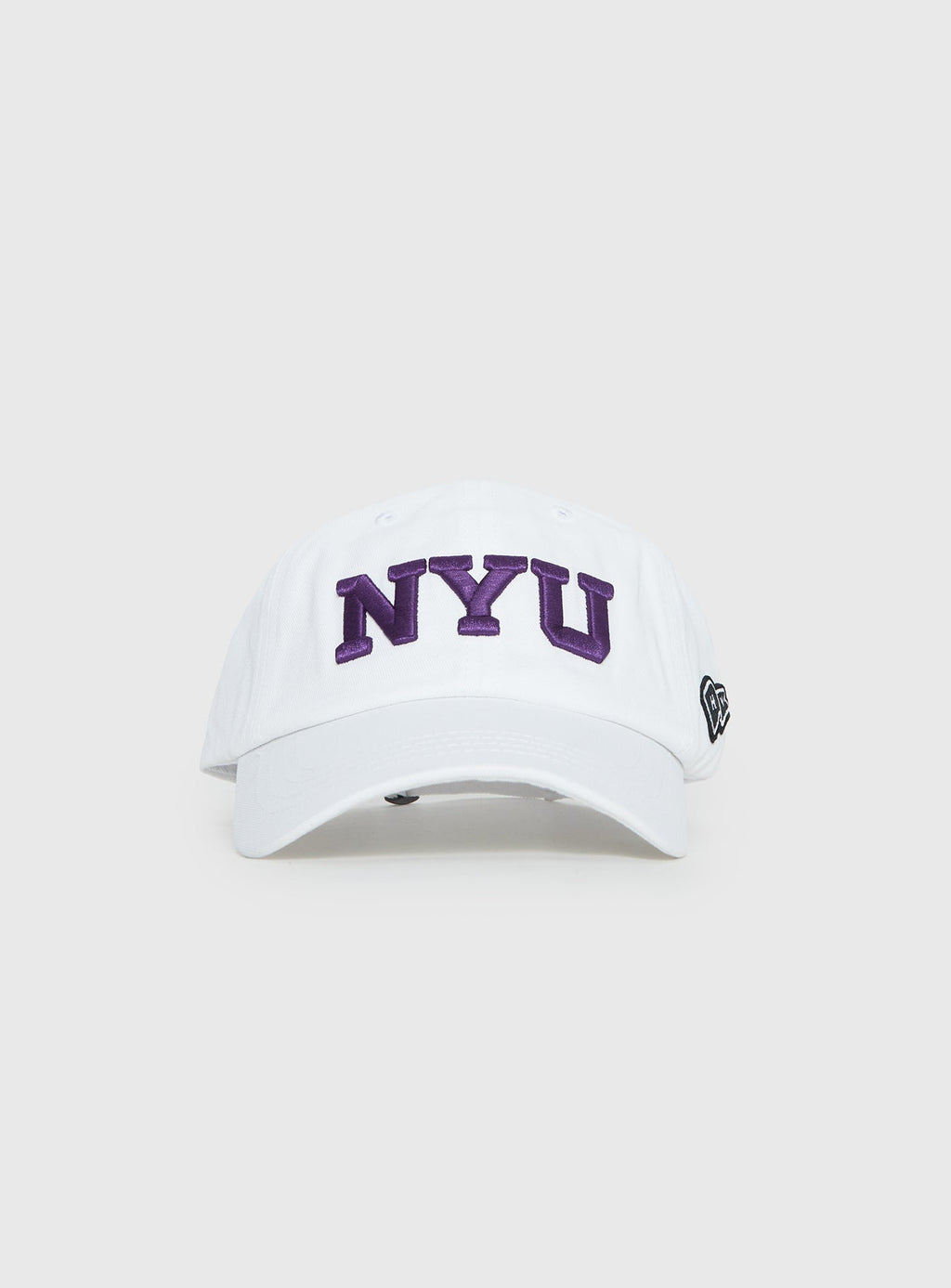 NYU Dad Cap White