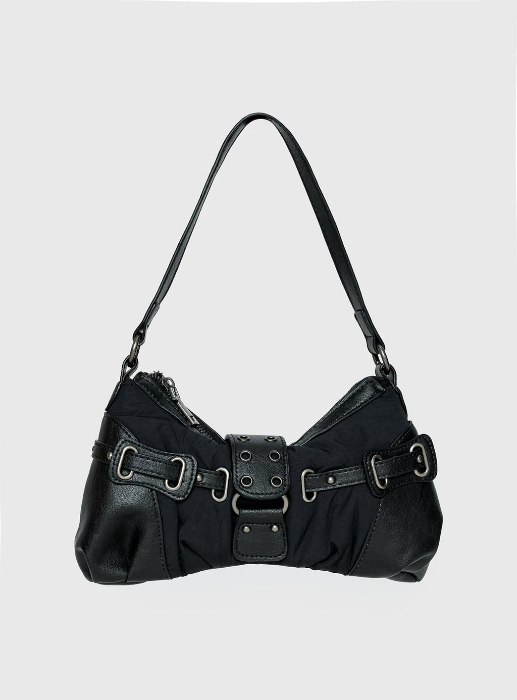 Doyers Street Shoulder Bag Black / Silver