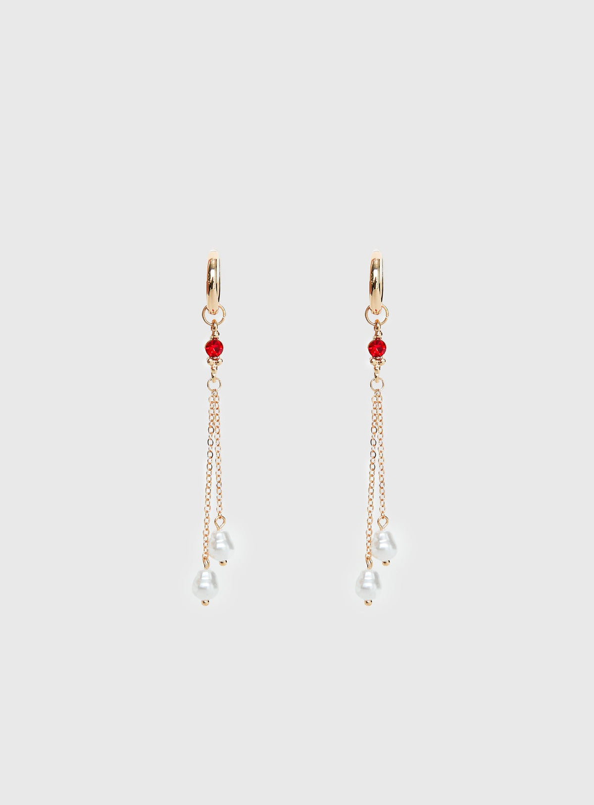 What Is Life Dangly Earrings Gold