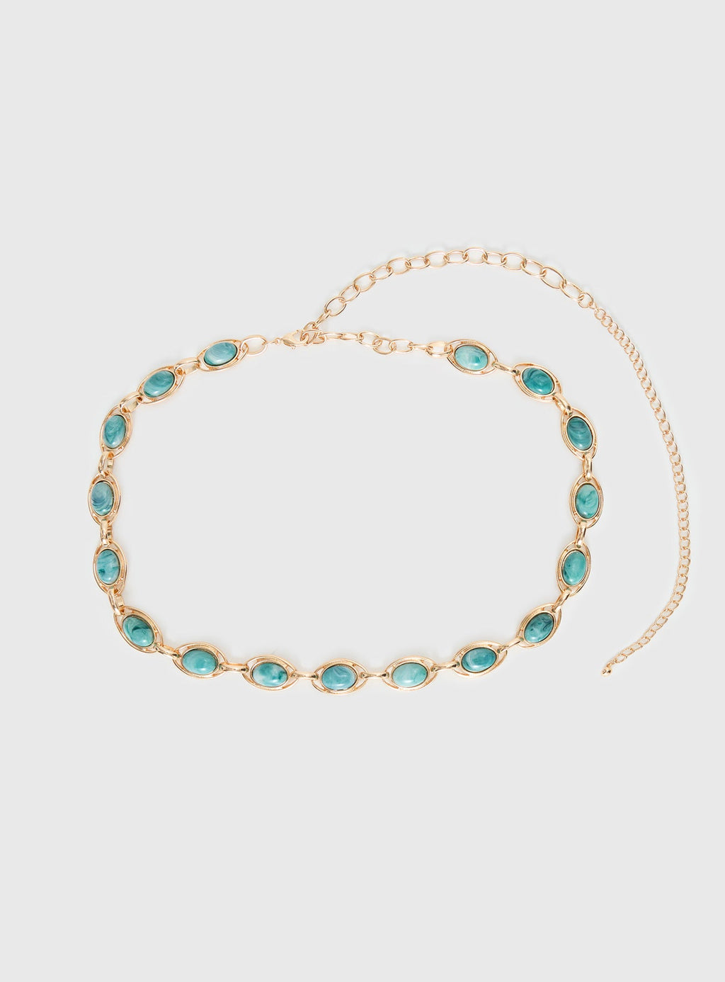 Made For Me Belt Gold / Aqua
