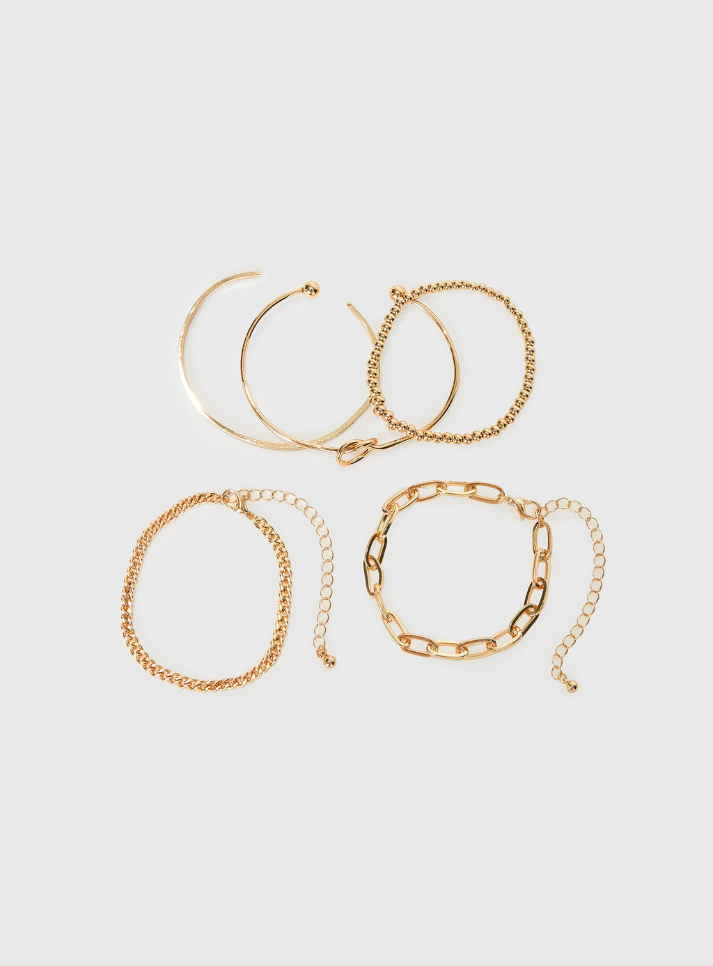 Over Here Bracelet Set Gold