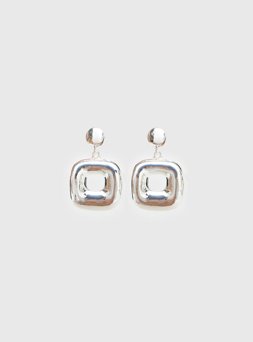 Naples Statement Earrings Silver