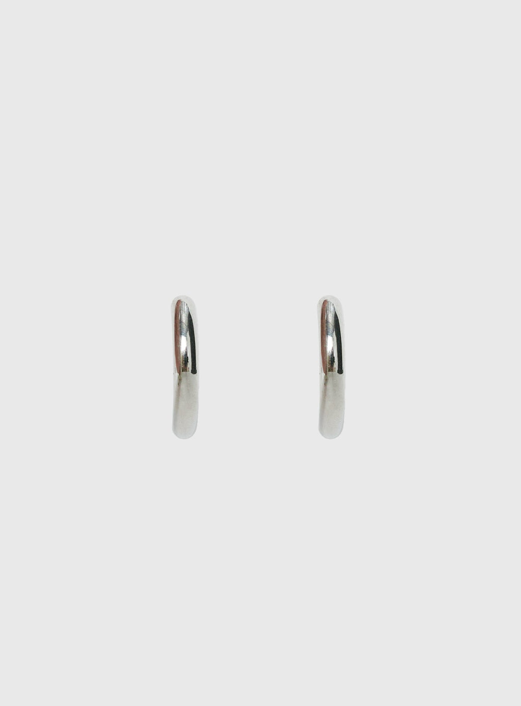 Tindra Stainless Silver 25mm Hoop Earrings Silver