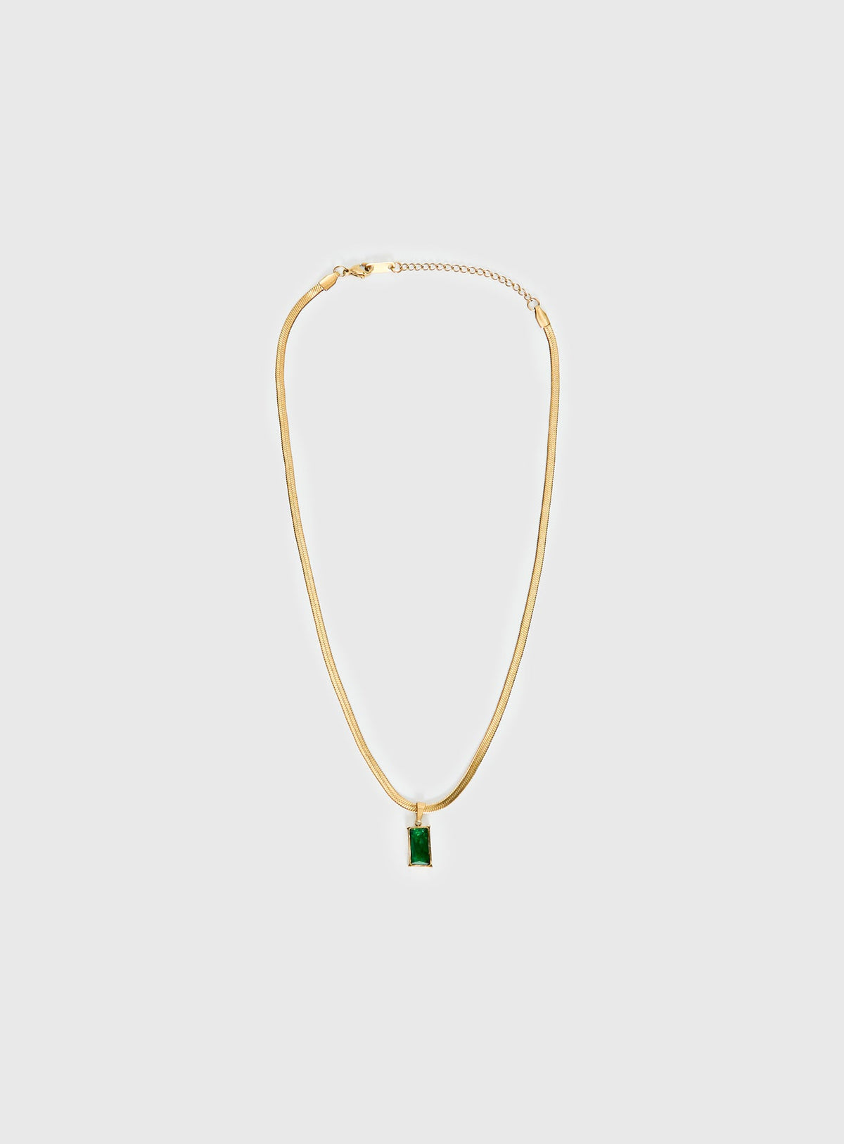 Seeley Snake Chain Pendant Necklace Gold