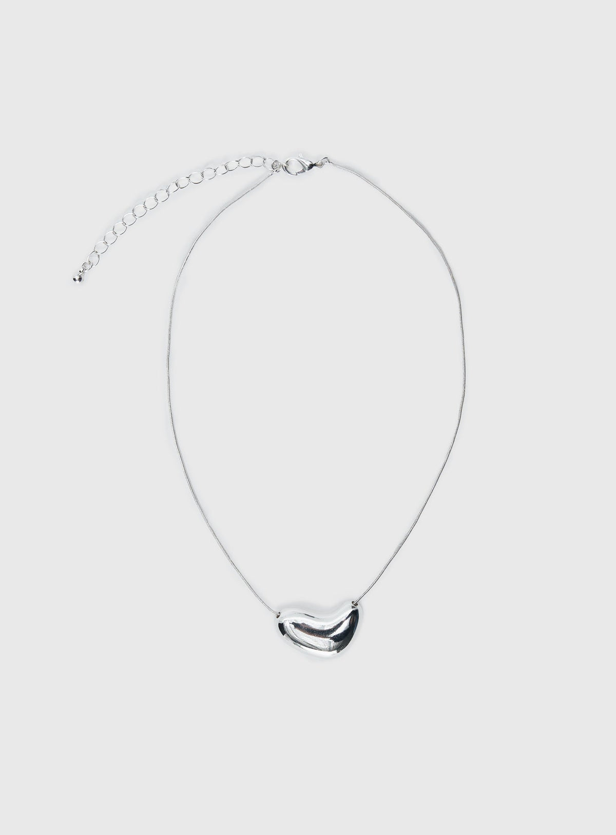 Noteworthy Pendant Necklace Silver