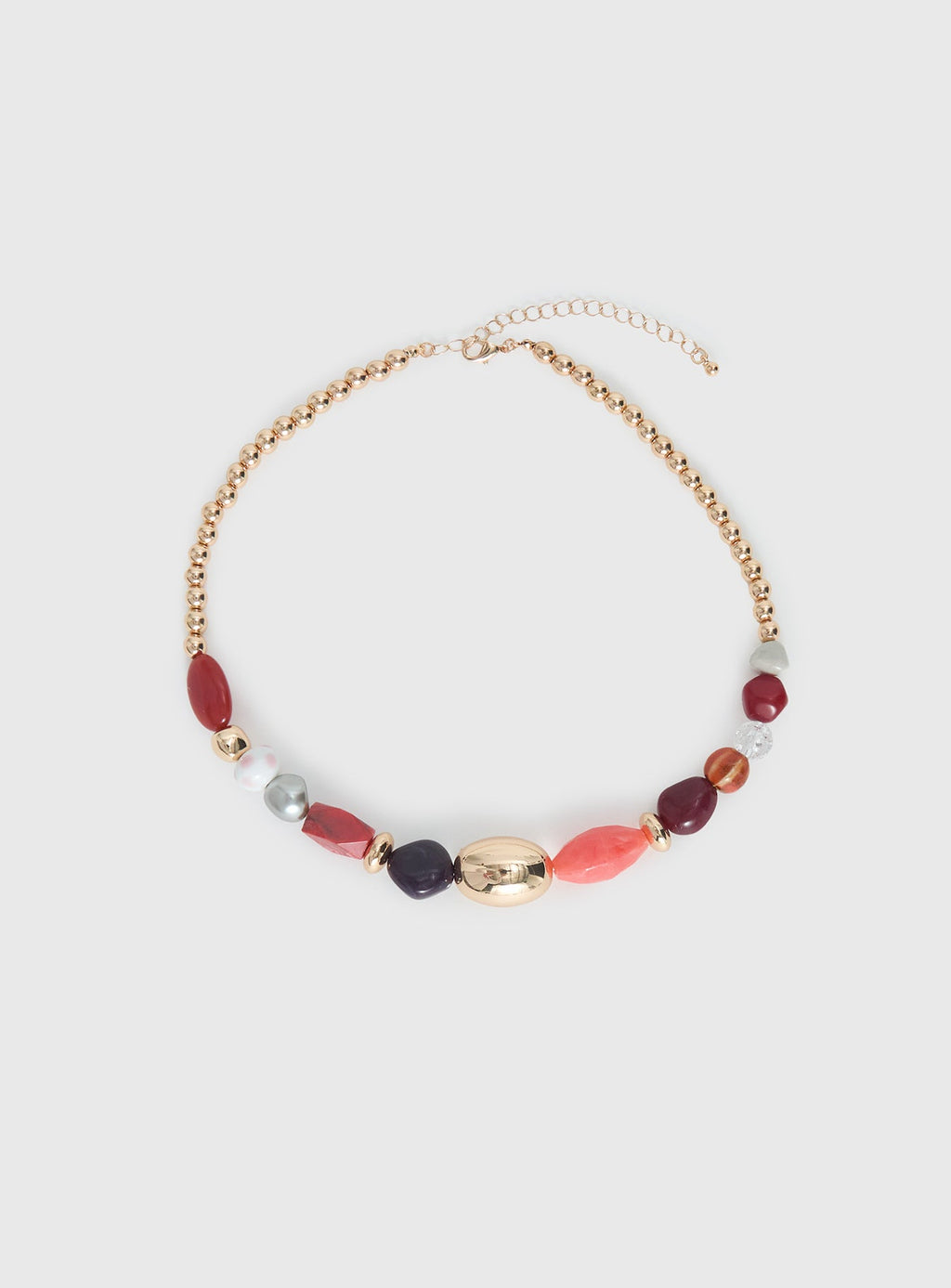 Andorra Gemstone Necklace Gold