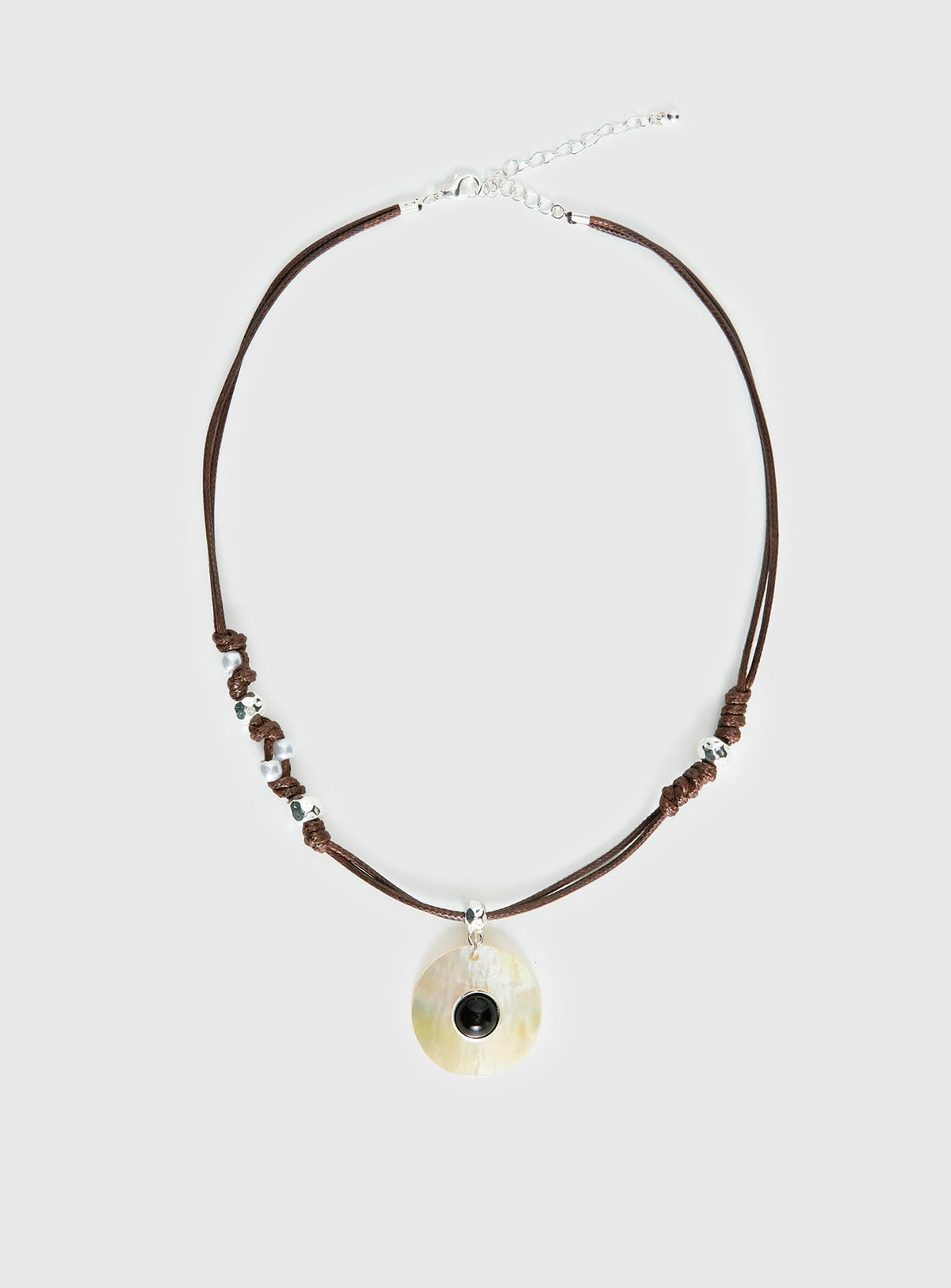 Saturn Returns Pendant Necklace Silver