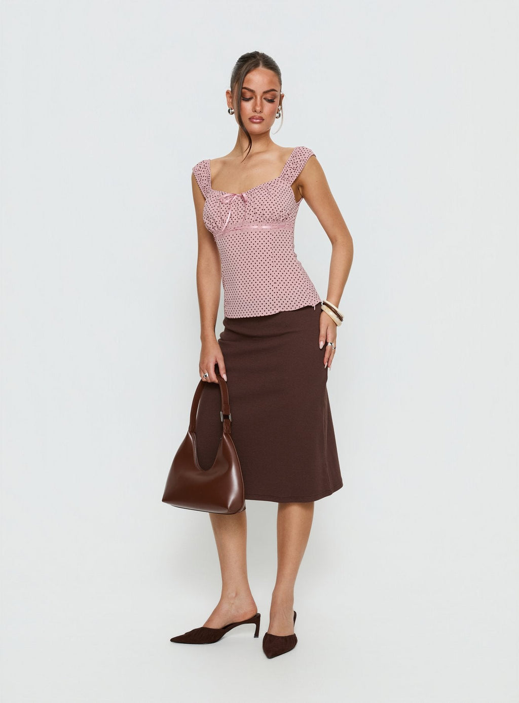 Garconne Top Pink Polka