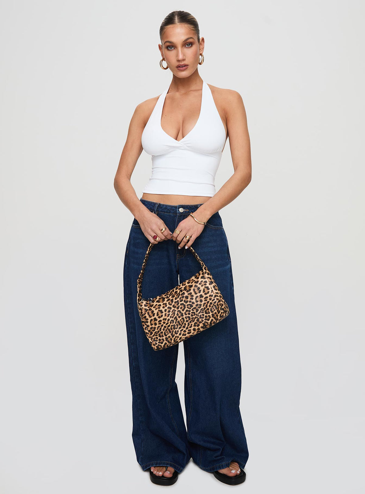 Whimsy Halter Top White
