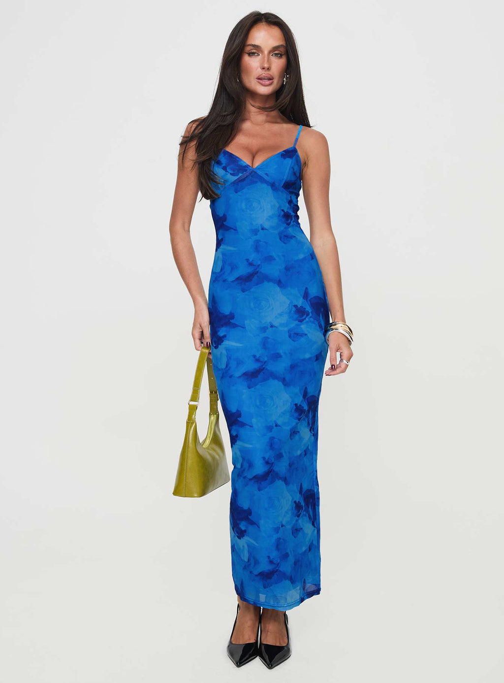 Hathaway Maxi Dress Blue Floral