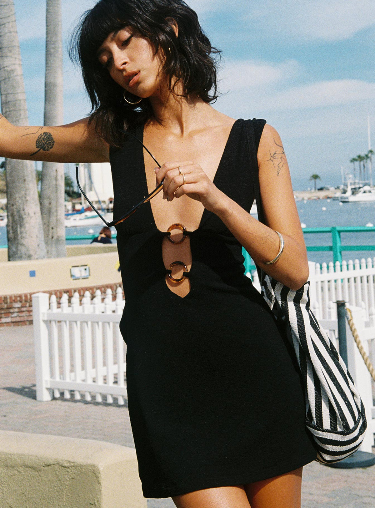 Steward Mini Dress Black