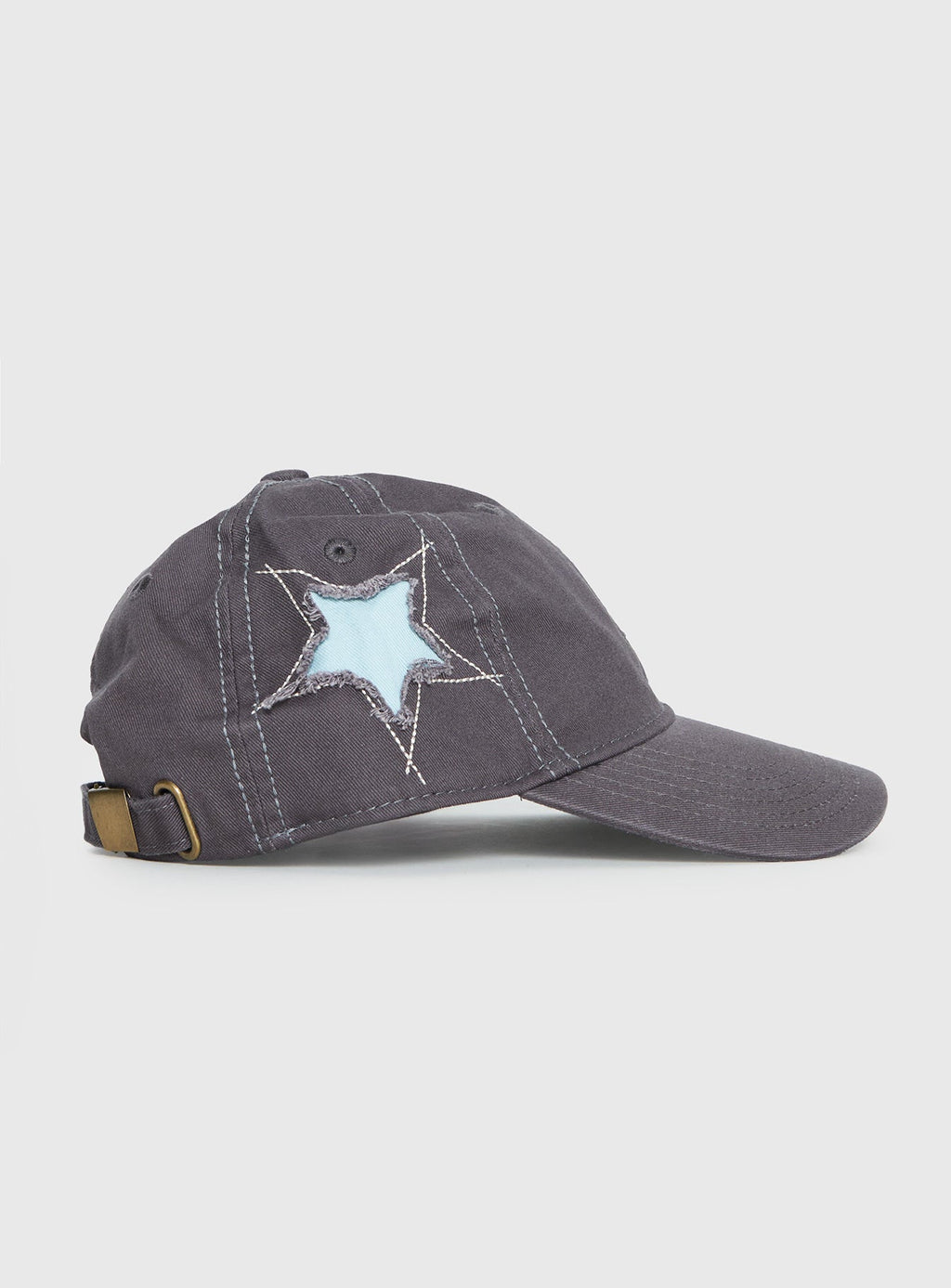 Cultivate Star Detail Cap Grey / Blue