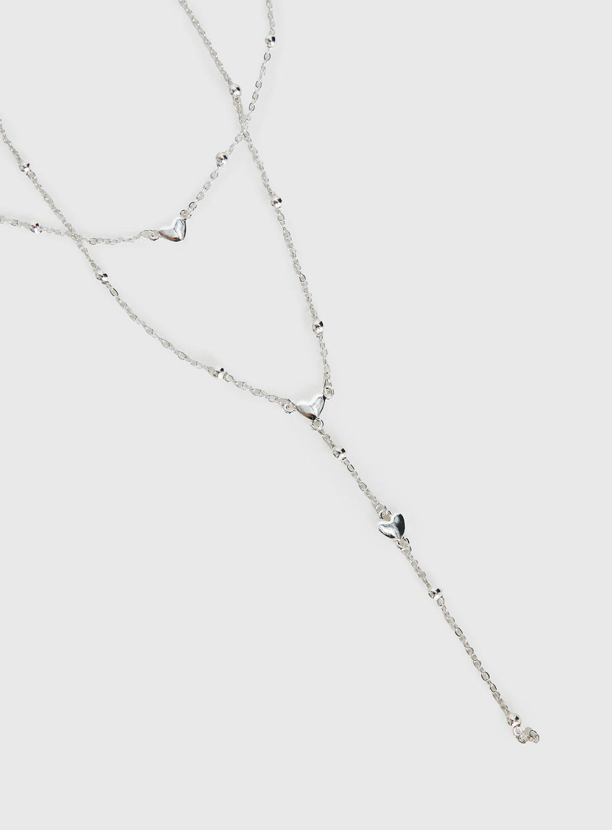 Whatever You Need Y Necklace Silver