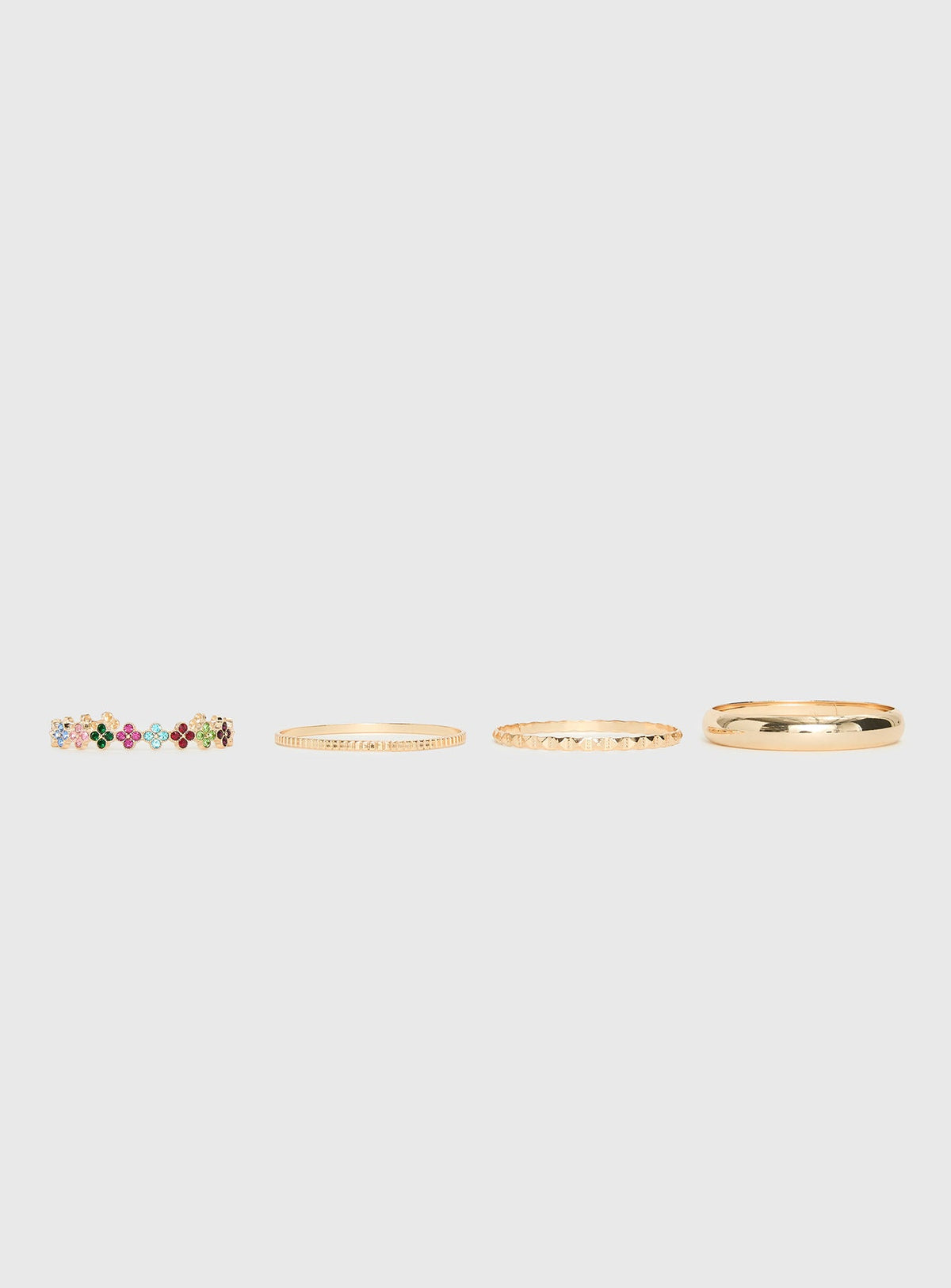 Blame Game Bracelet Set Gold