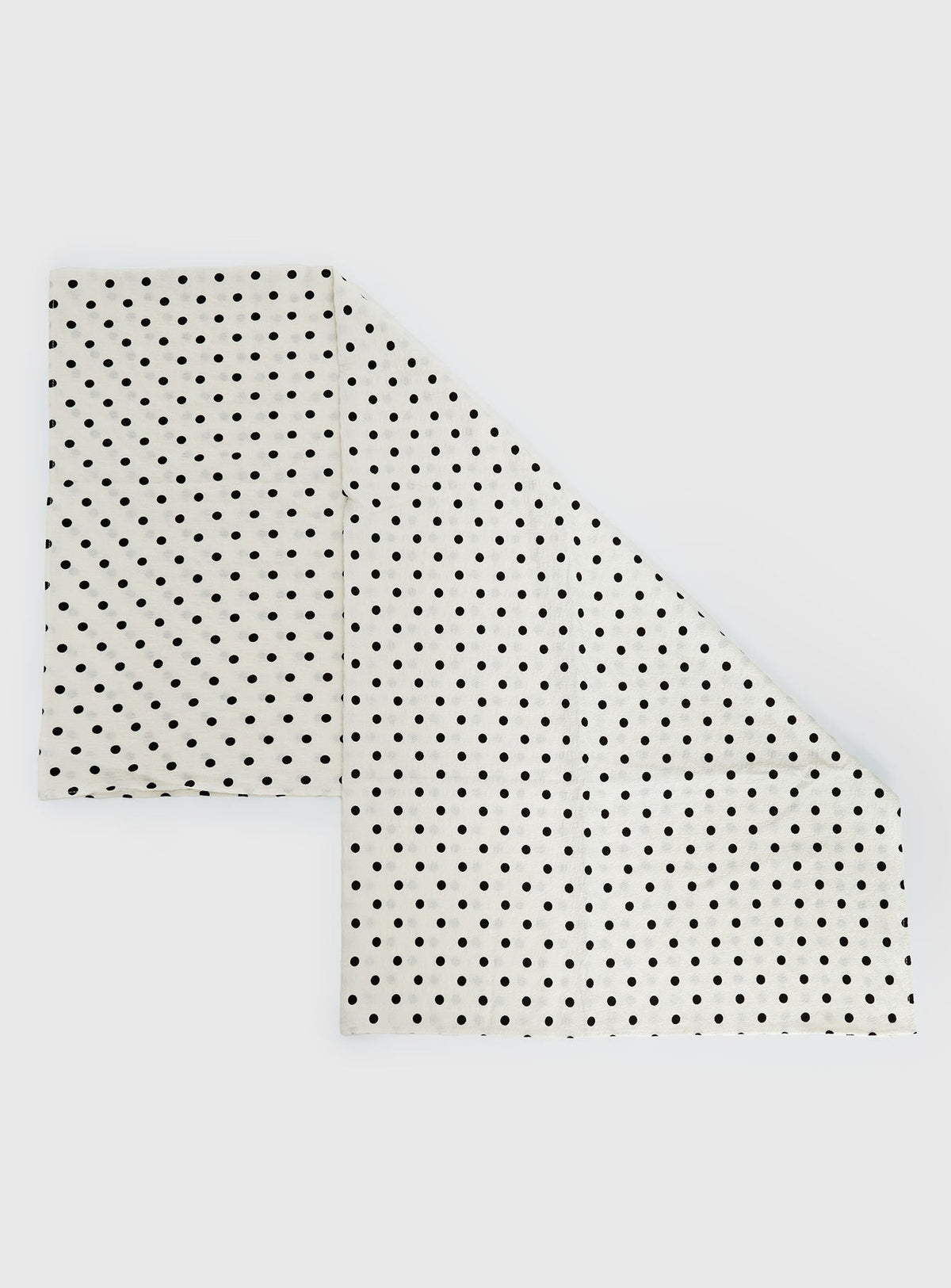 Nellie Scarf Cream Polka