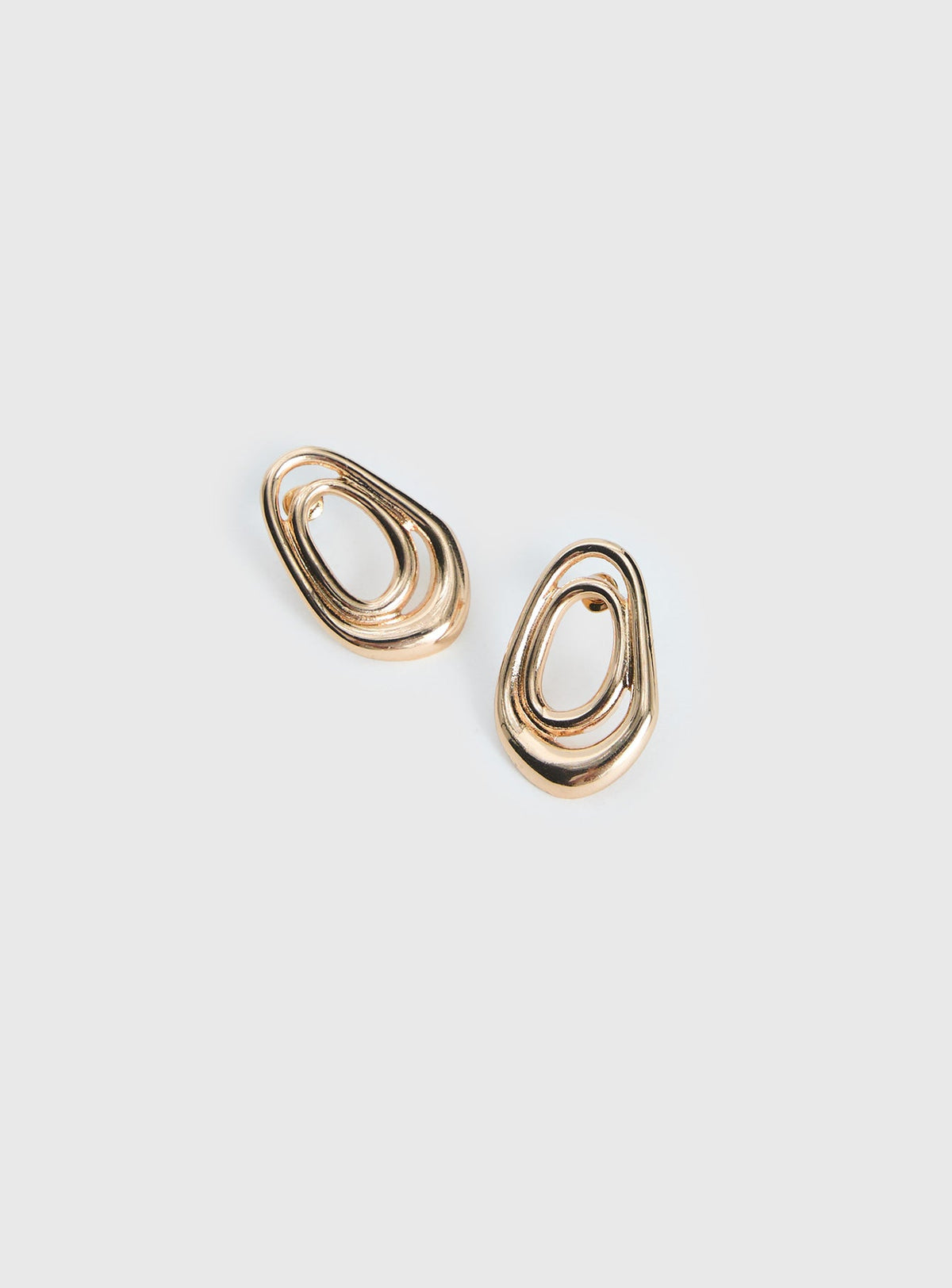 Be Alright Earrings Gold