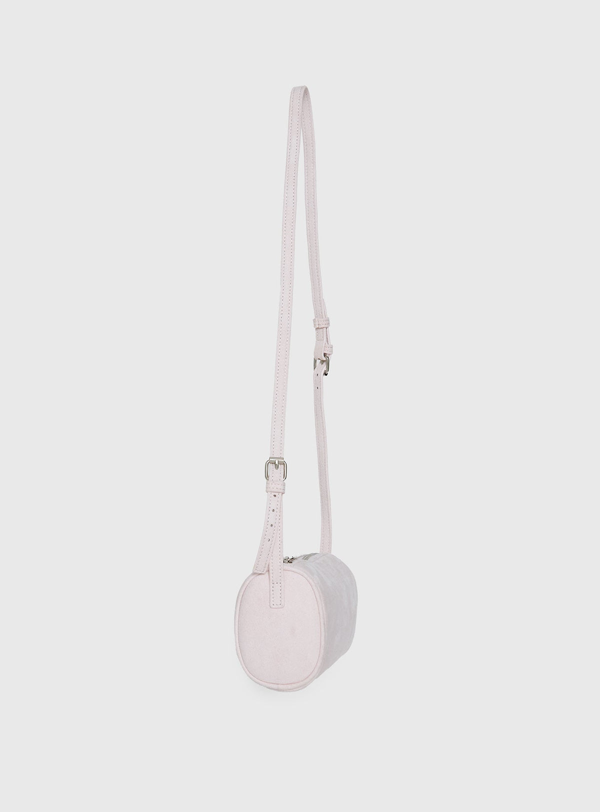Ettalie Faux Suede Shoulder Bag Pink