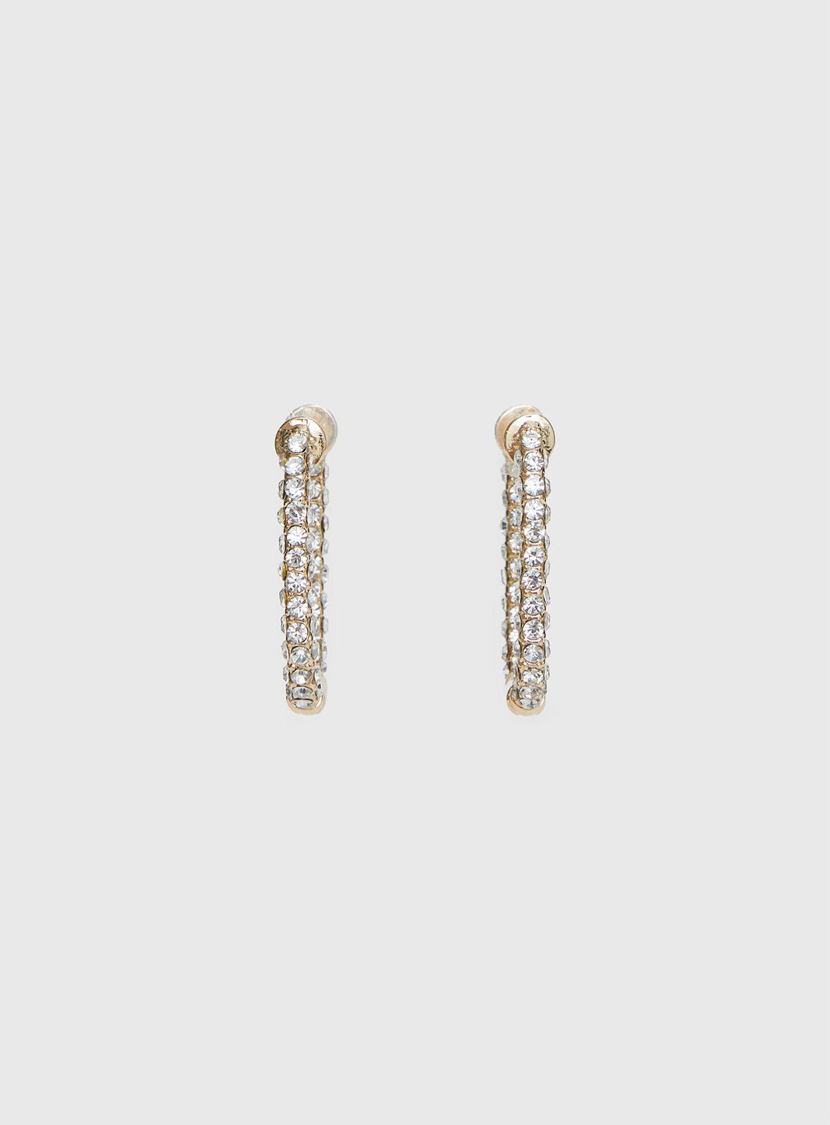 Merivale Diamante Earrings Gold