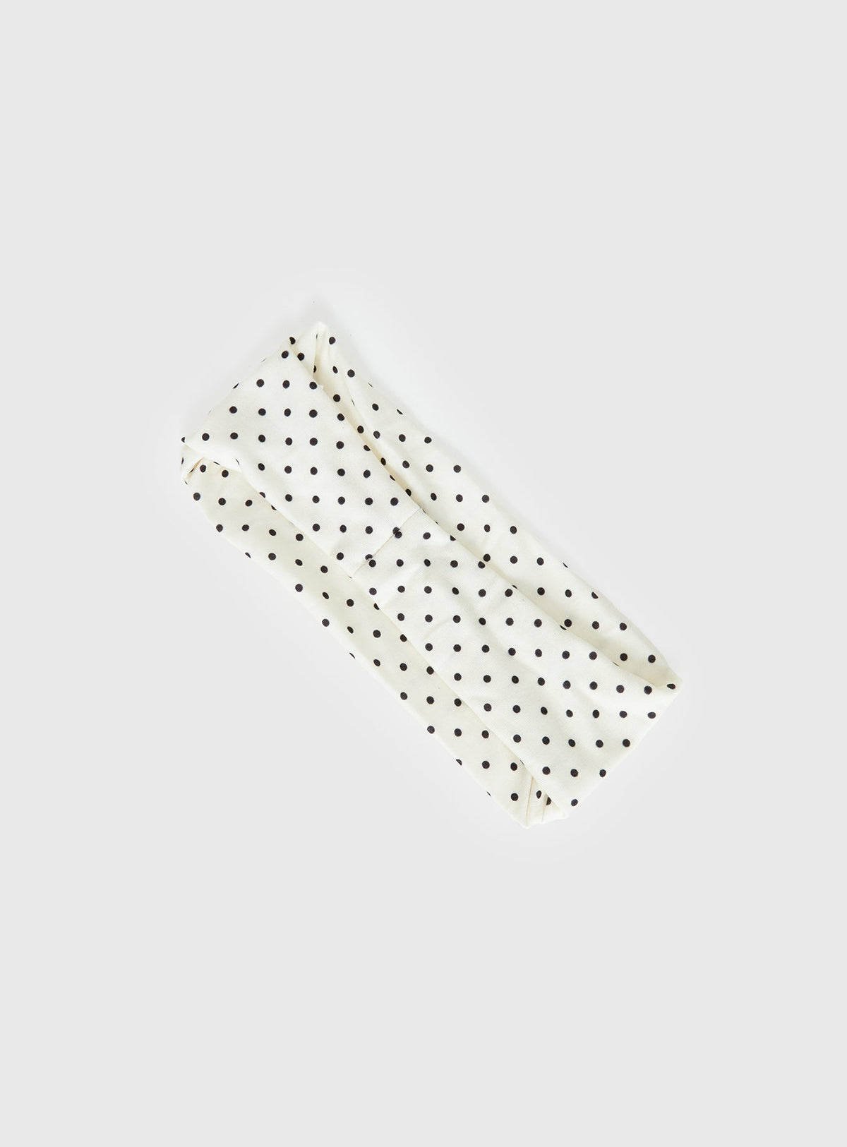 The Juney Headband Cream Polka