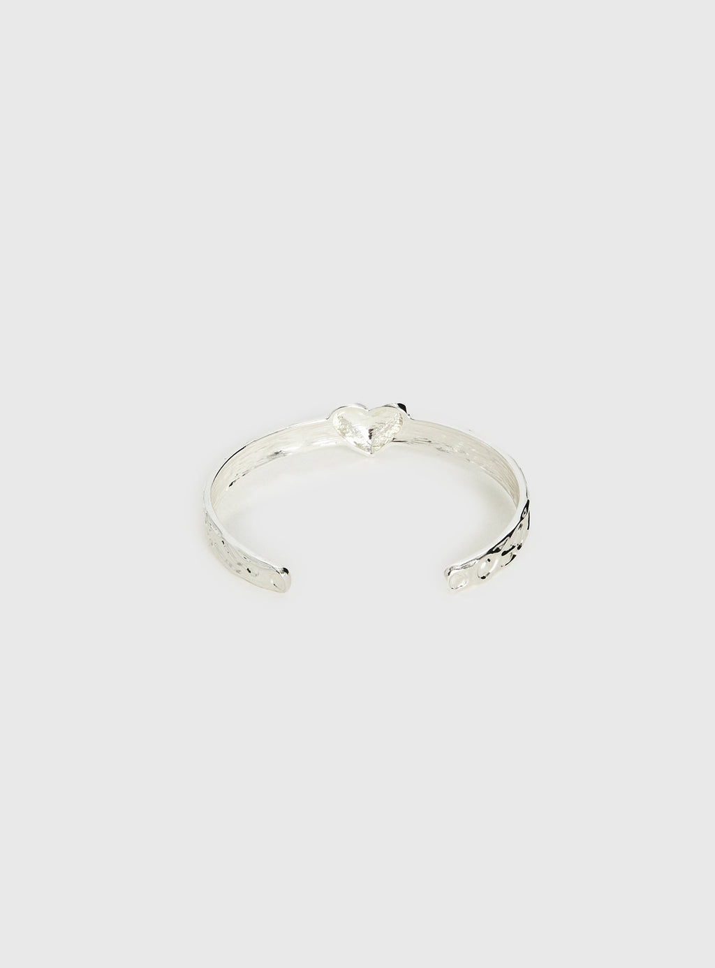 Romma Heart Cuff Silver