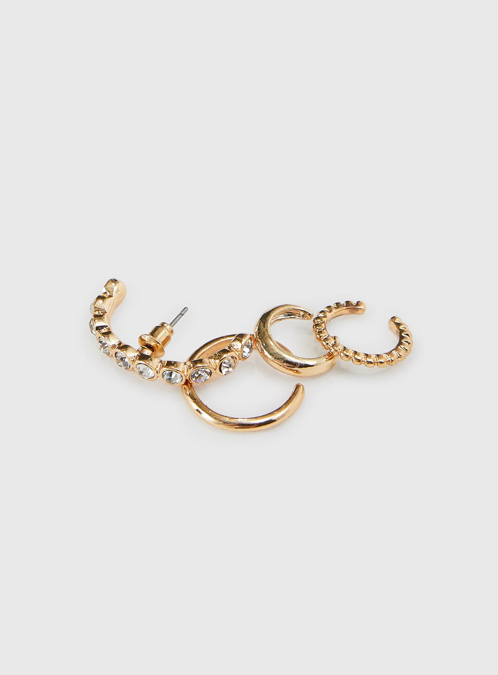 Life In Luxury Ear Cuff Set Gold