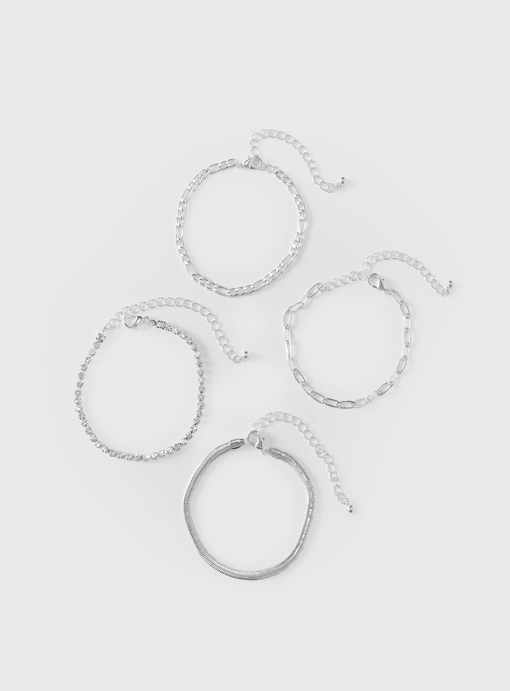 Esmerie Bracelet Set Silver