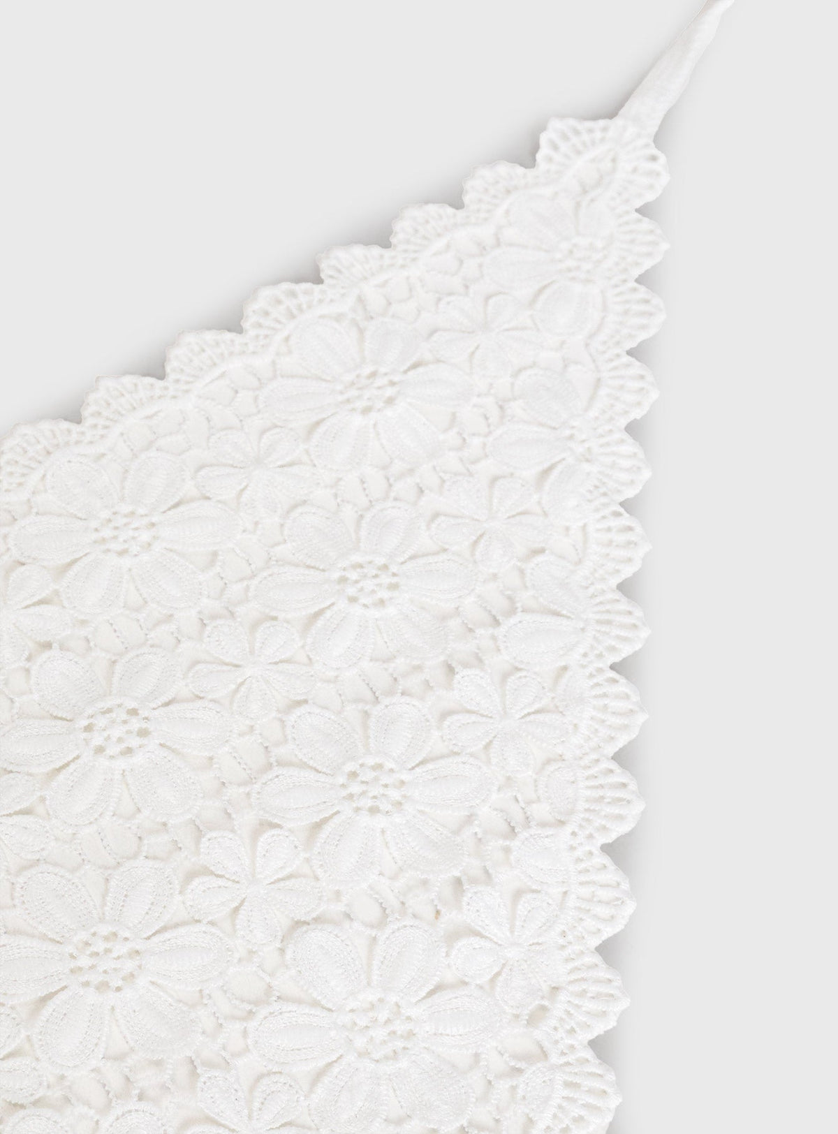 Pinot Lace Hair Scarf White