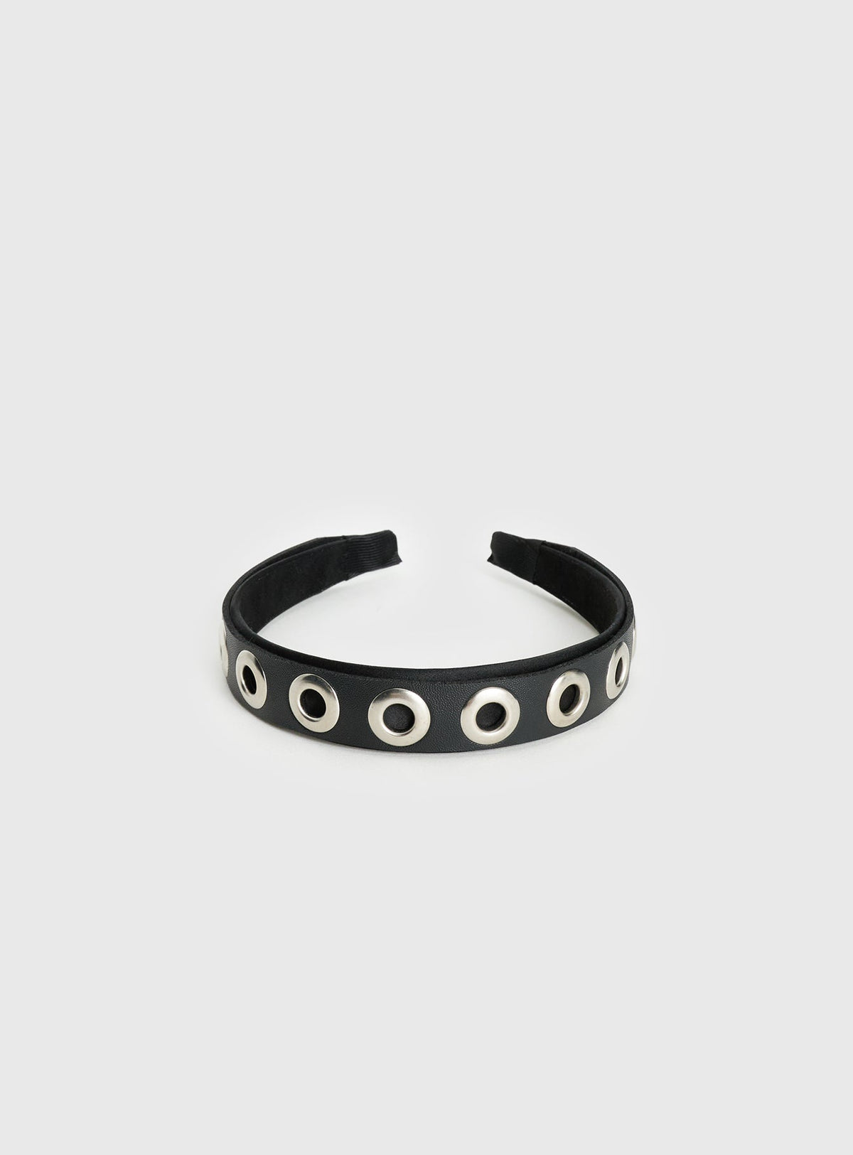 Yasminn Eyelet Headband Black