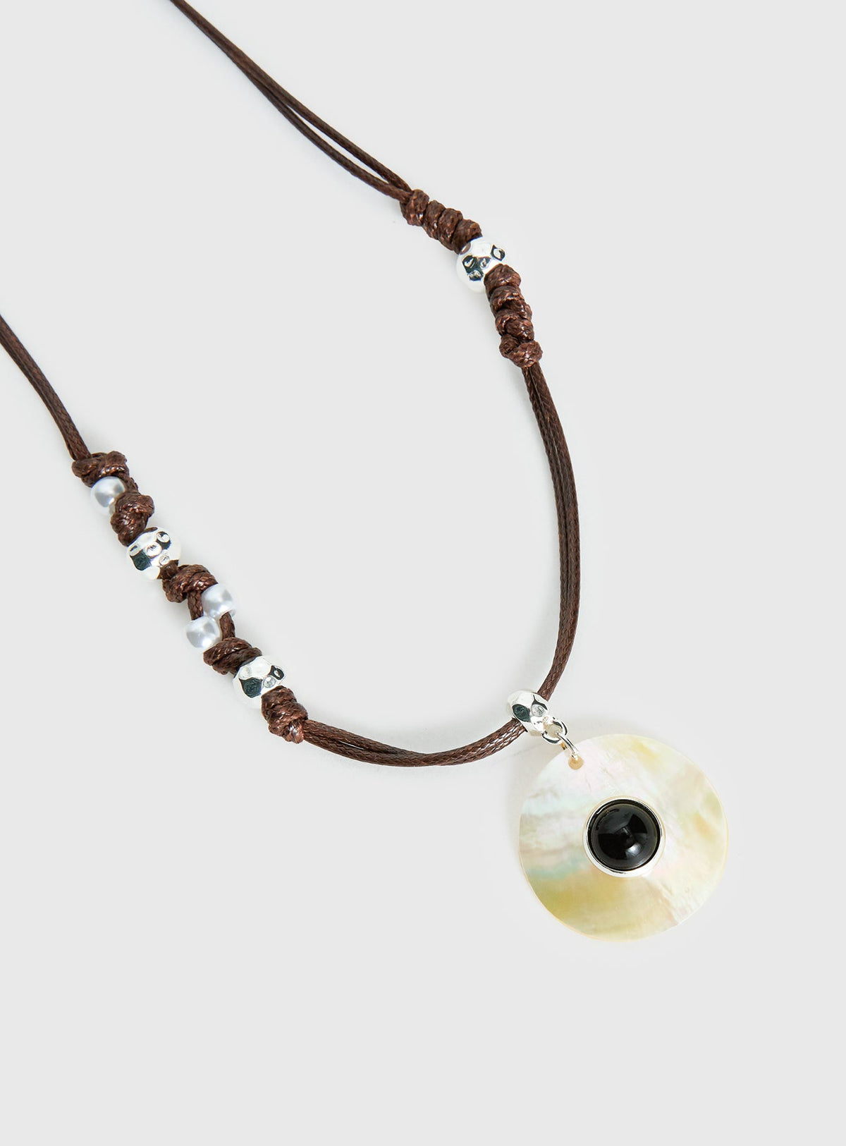 Saturn Returns Pendant Necklace Silver