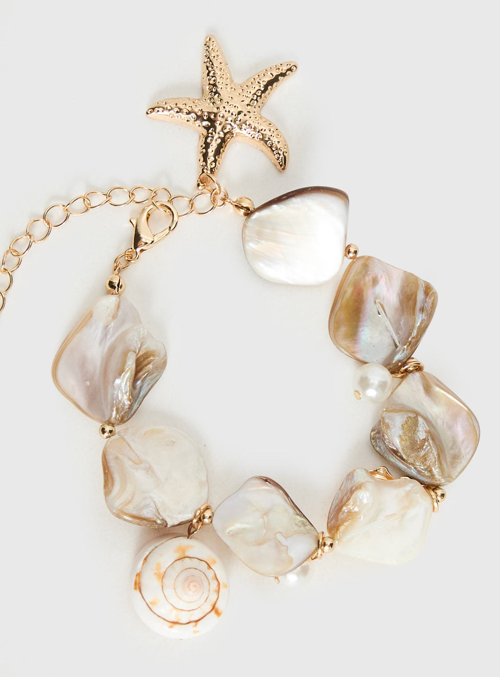 Amplitude Shell-look Bracelet Gold