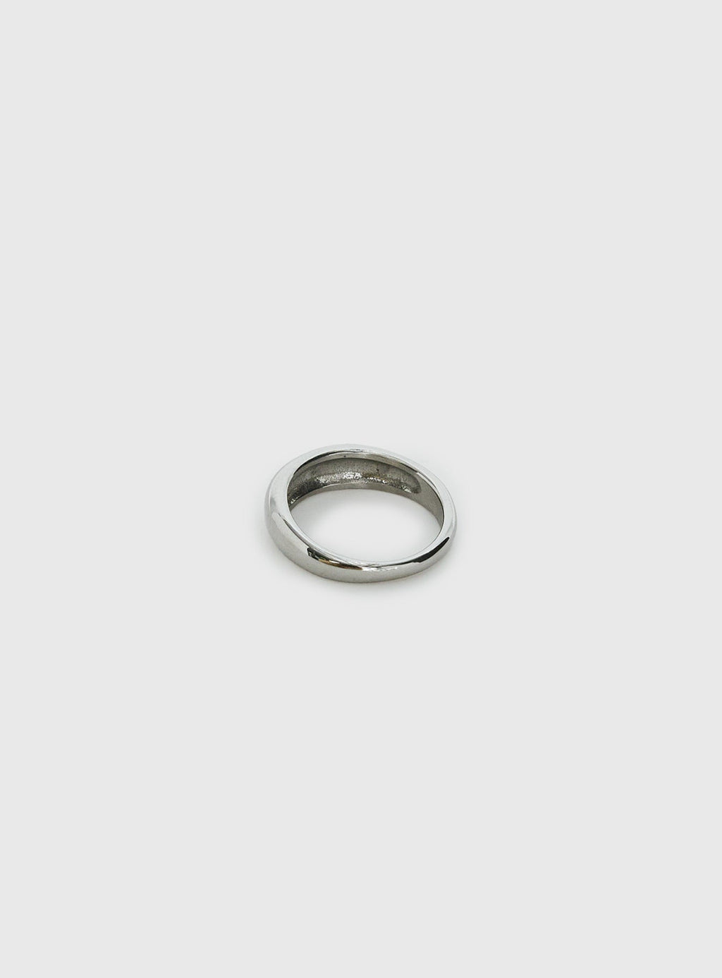 Karensa Stainless Steel Dome Ring Silver