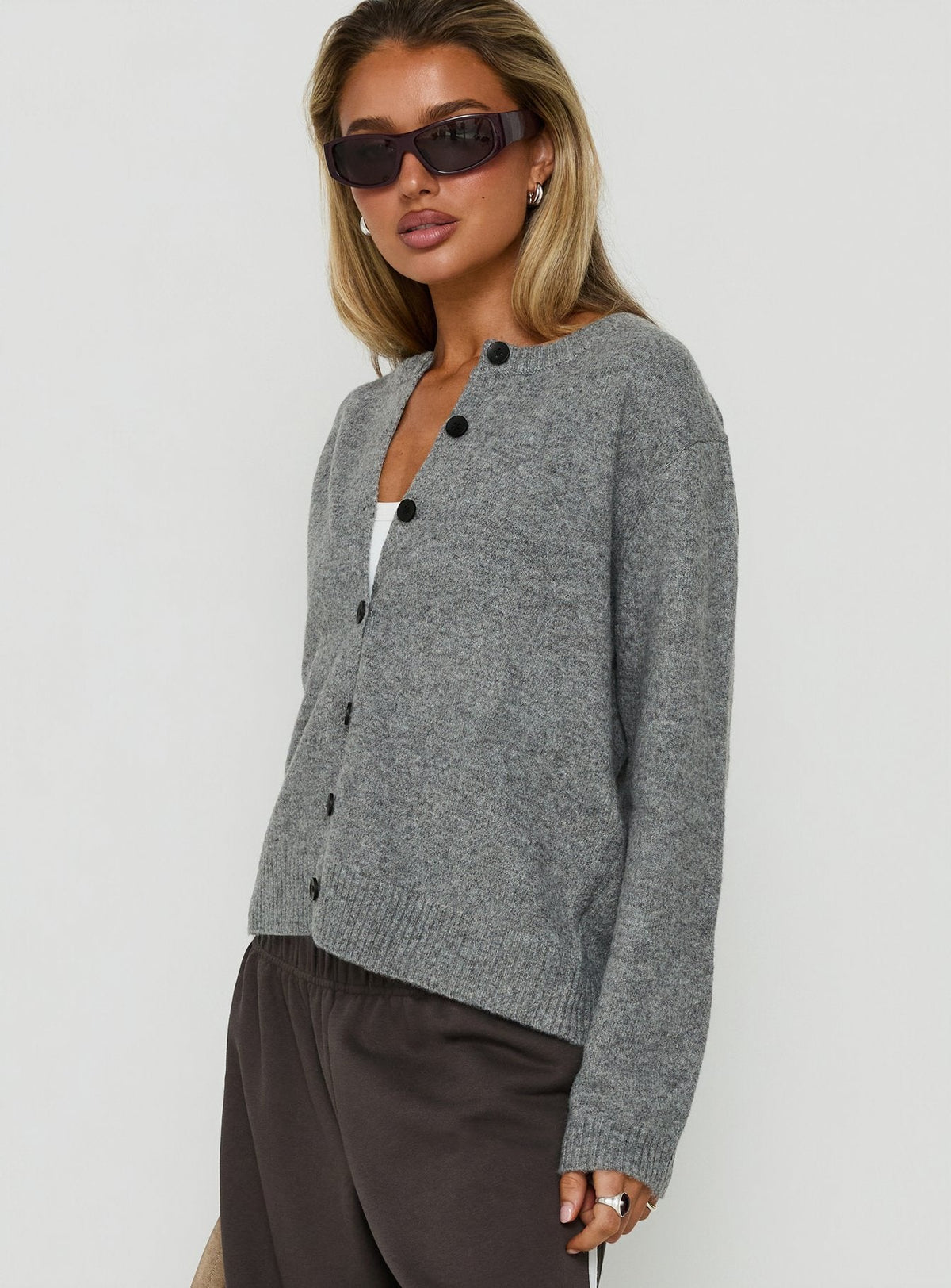 Better Than Fiction Cardigan Grey