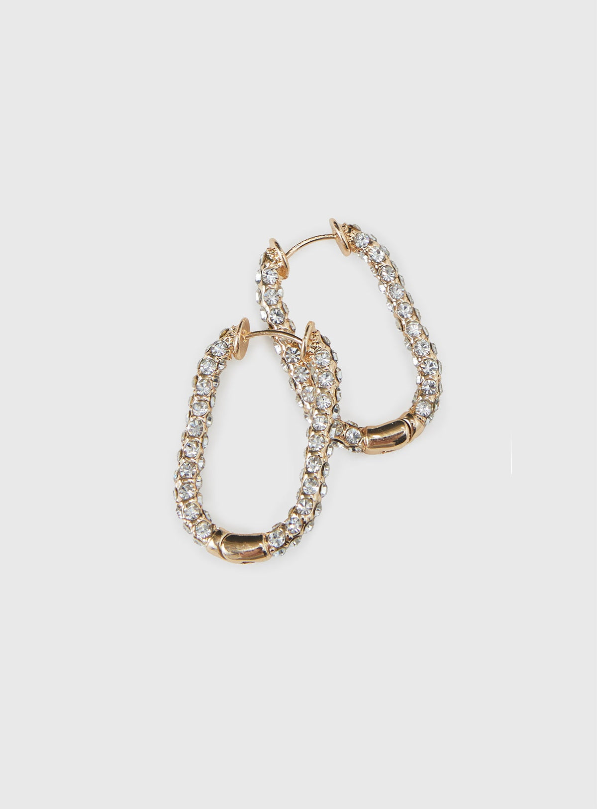 Merivale Diamante Earrings Gold