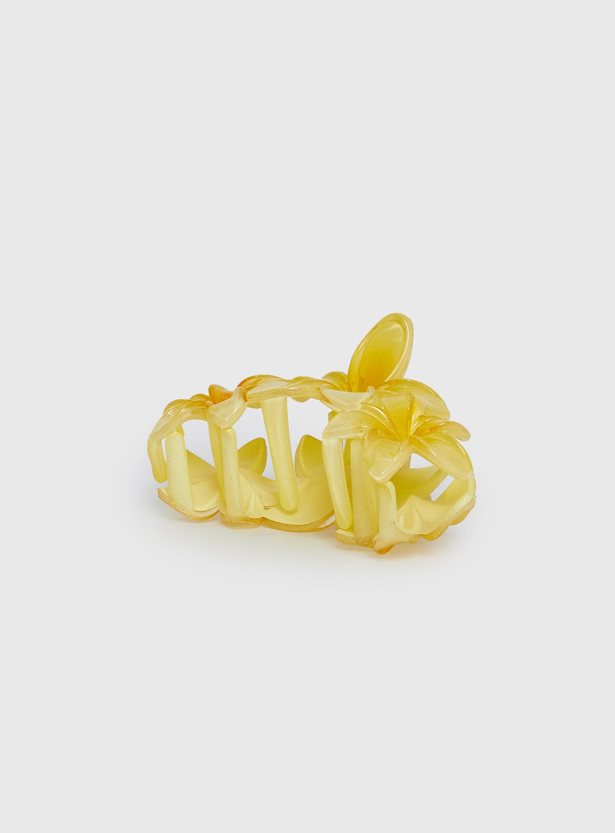 Chianti Frangipani Claw Clip Yellow